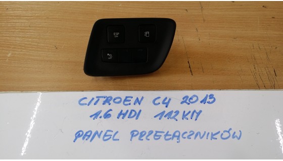 PANEL PRZEŁĄCZNIKÓW CITROEN C4 1.6 HDI 112KM 2013r