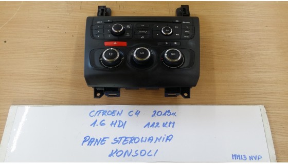 PANEL STER. KONSOLI CITROEN C4 1.6 HDI 112KM 2013r