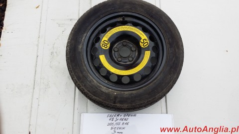 Dojazdówka 6,5Jx16H2  205/55R16  3mm