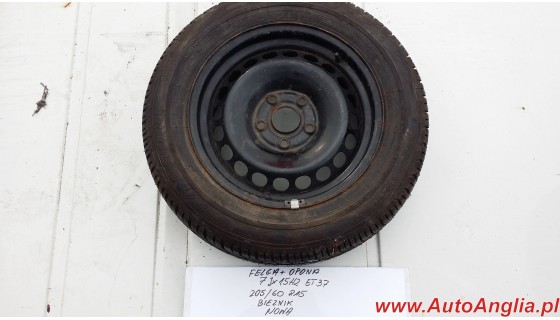 Felga z oponą NOWA 7Jx15H2 ET 37  205/60R15