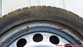 Felga z oponą 7Jx17 ET47  205/50R17 M+S  3,5mm