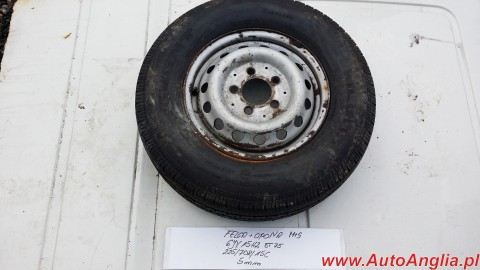 Felga z oponą 6Jx15H2 225/17R15C M+S  5,5mm