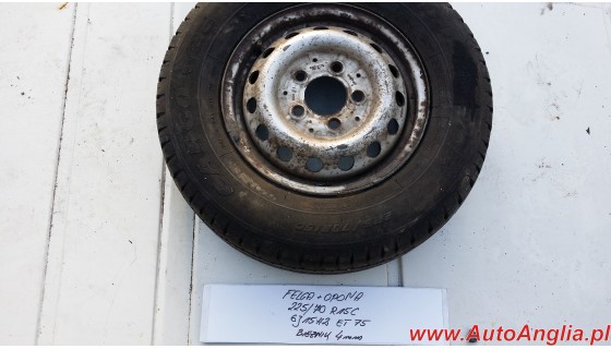 Felga z oponą 6Jx15H2 ET75  225/70R15C