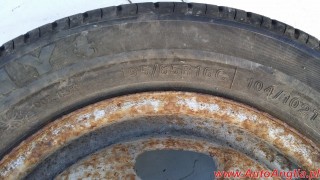 Felga stalowa 5,5Jx16H2  195/65R16C M+S 2mm