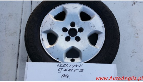 Felga ALU 6J 15H2 ET38 opona 195/65R15