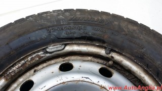 Felga z oponą 6Jx16H2D ET66  225/65R16C M+S  6mm