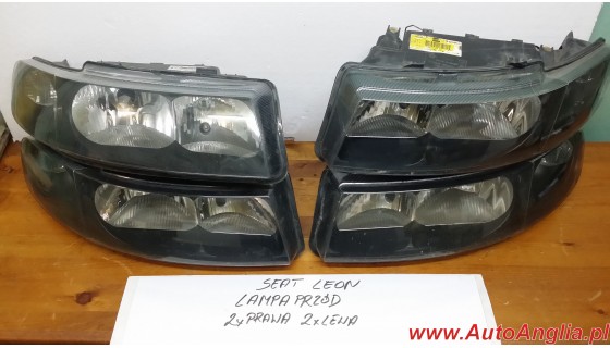 Lampy przód SEAT TOLEDO P+L