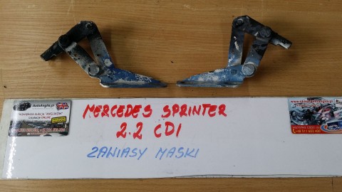 ZAWIASY MASKI L+P SPRINTER 2,2 CDI 2003r