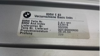 SZYNY BAGAŻNIKA L+P BMW X3 E83 3411941